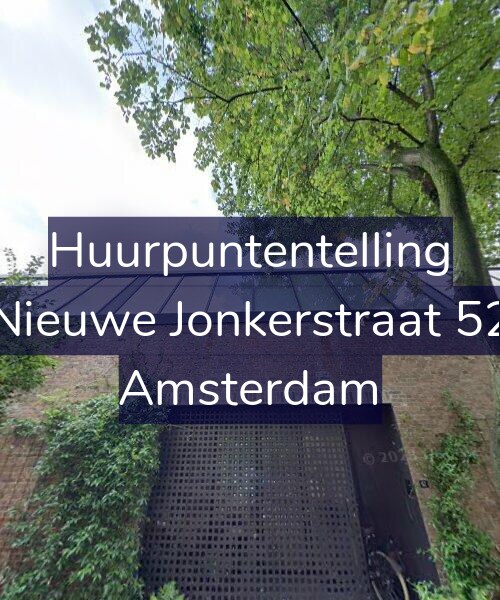 Foto gevel Huurpuntentelling voor Nieuwe Jonkerstraat 52, Amsterdam