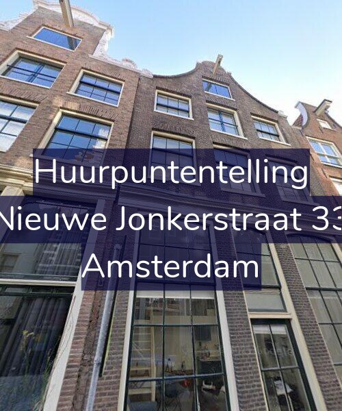 Foto gevel Huurpuntentelling voor Nieuwe Jonkerstraat 33, Amsterdam