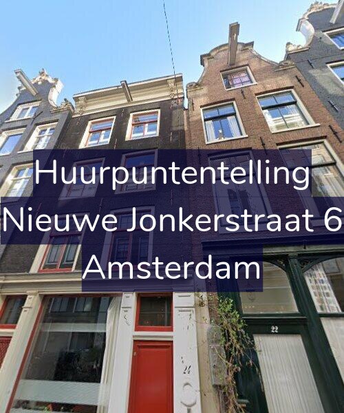 Foto gevel Huurpuntentelling voor Nieuwe Jonkerstraat 6, Amsterdam