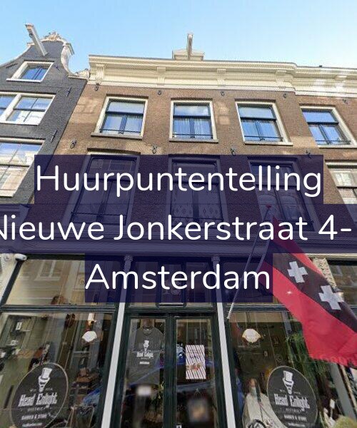 Foto gevel Huurpuntentelling voor Nieuwe Jonkerstraat 4-E, Amsterdam