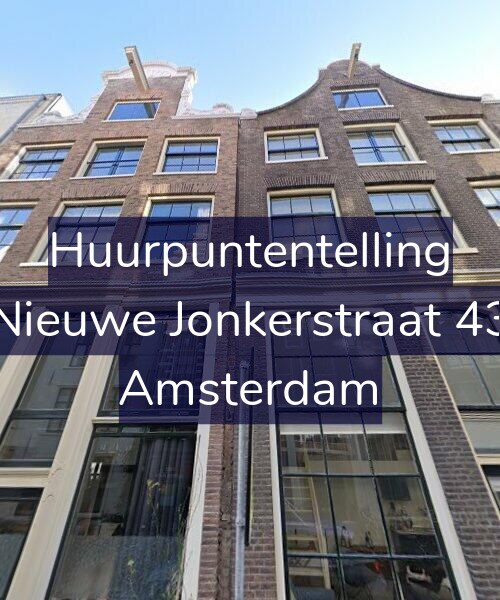 Foto gevel Huurpuntentelling voor Nieuwe Jonkerstraat 43, Amsterdam