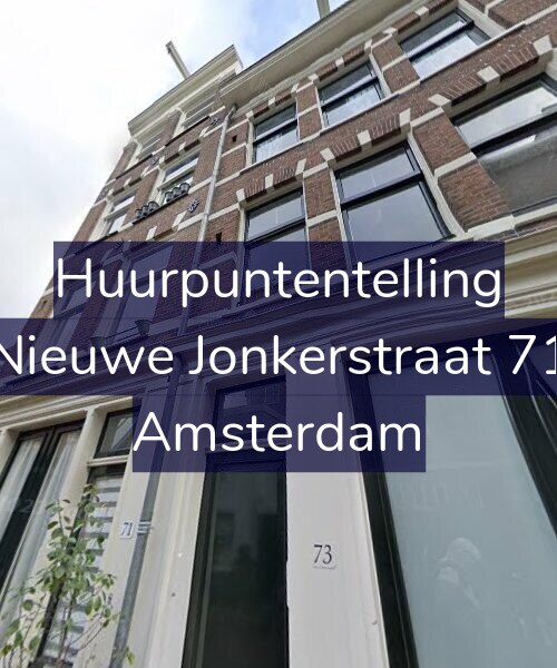 Foto gevel Huurpuntentelling voor Nieuwe Jonkerstraat 71, Amsterdam