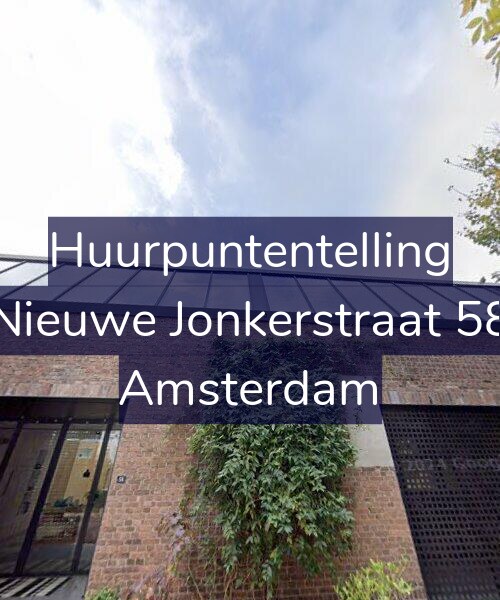 Foto gevel Huurpuntentelling voor Nieuwe Jonkerstraat 58, Amsterdam