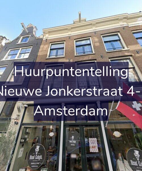 Foto gevel Huurpuntentelling voor Nieuwe Jonkerstraat 4-L, Amsterdam