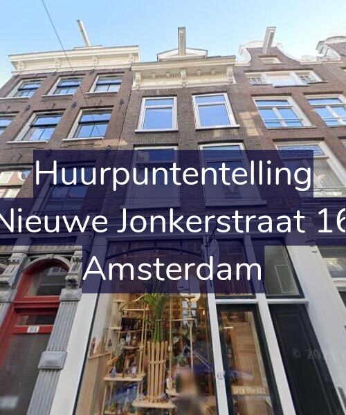 Foto gevel Huurpuntentelling voor Nieuwe Jonkerstraat 16, Amsterdam