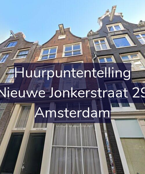 Foto gevel Huurpuntentelling voor Nieuwe Jonkerstraat 29, Amsterdam