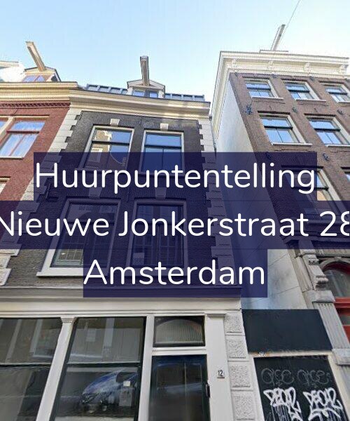 Foto gevel Huurpuntentelling voor Nieuwe Jonkerstraat 28, Amsterdam