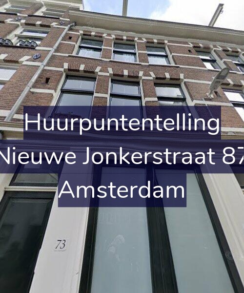Foto gevel Huurpuntentelling voor Nieuwe Jonkerstraat 87, Amsterdam