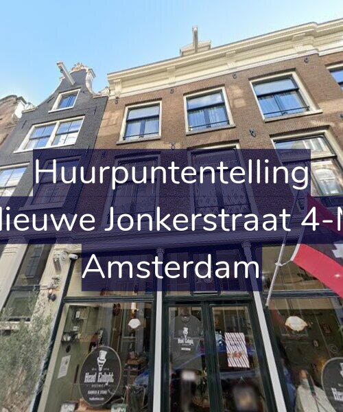 Foto gevel Huurpuntentelling voor Nieuwe Jonkerstraat 4-M, Amsterdam