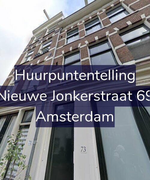 Foto gevel Huurpuntentelling voor Nieuwe Jonkerstraat 69, Amsterdam