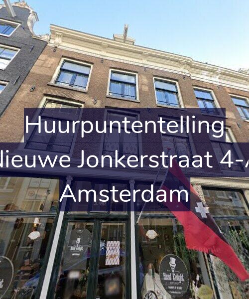 Foto gevel Huurpuntentelling voor Nieuwe Jonkerstraat 4-A, Amsterdam