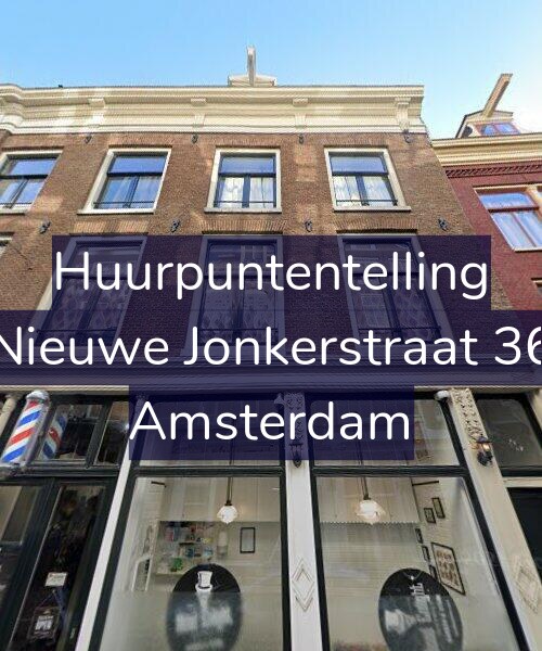 Foto gevel Huurpuntentelling voor Nieuwe Jonkerstraat 36, Amsterdam