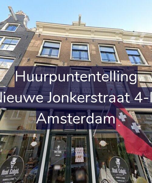 Foto gevel Huurpuntentelling voor Nieuwe Jonkerstraat 4-D, Amsterdam
