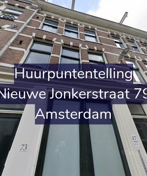 Foto gevel Huurpuntentelling voor Nieuwe Jonkerstraat 79, Amsterdam