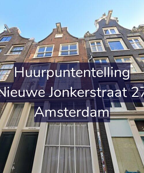 Foto gevel Huurpuntentelling voor Nieuwe Jonkerstraat 27, Amsterdam