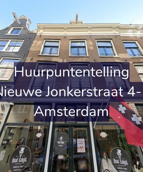 Foto gevel Huurpuntentelling voor Nieuwe Jonkerstraat 4-F, Amsterdam