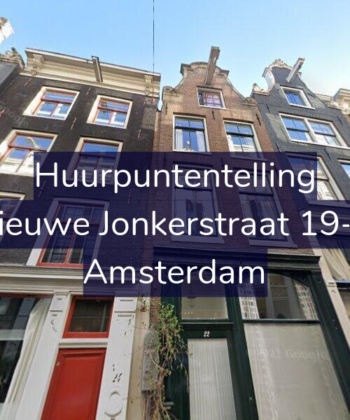 Foto gevel Huurpuntentelling voor Nieuwe Jonkerstraat 19-B, Amsterdam