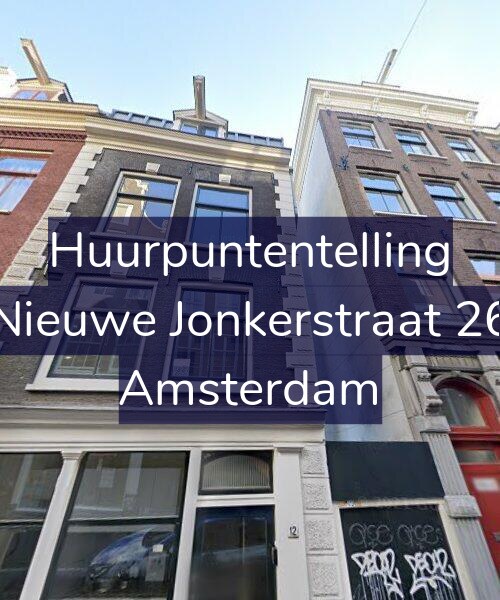 Foto gevel Huurpuntentelling voor Nieuwe Jonkerstraat 26, Amsterdam