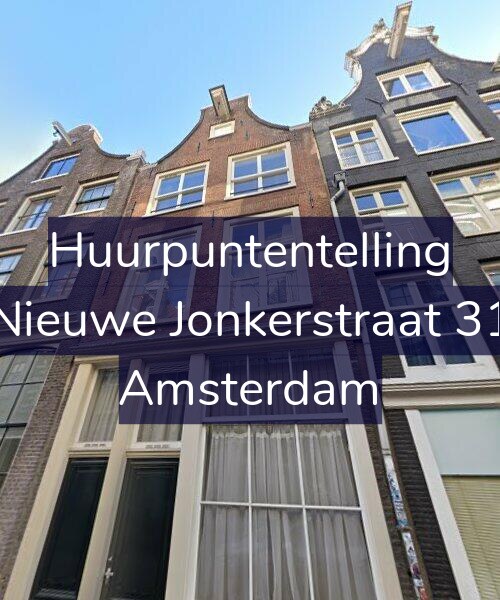Foto gevel Huurpuntentelling voor Nieuwe Jonkerstraat 31, Amsterdam