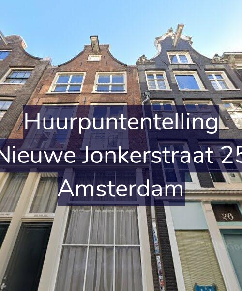 Foto gevel Huurpuntentelling voor Nieuwe Jonkerstraat 25, Amsterdam