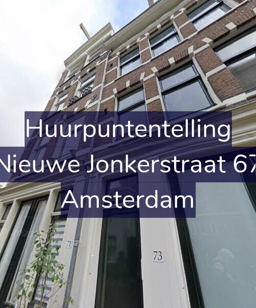 Foto gevel Huurpuntentelling voor Nieuwe Jonkerstraat 67, Amsterdam