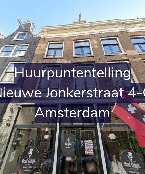 Foto gevel Huurpuntentelling voor Nieuwe Jonkerstraat 4-G, Amsterdam