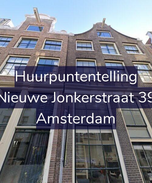 Foto gevel Huurpuntentelling voor Nieuwe Jonkerstraat 39, Amsterdam