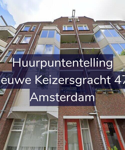 Foto gevel Huurpuntentelling voor Nieuwe Keizersgracht 470, Amsterdam