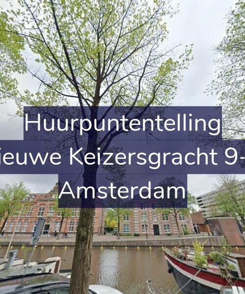 Foto gevel Huurpuntentelling voor Nieuwe Keizersgracht 9-D, Amsterdam