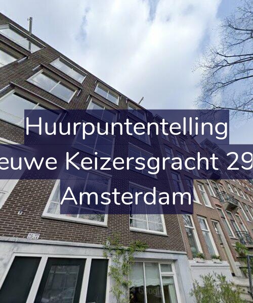 Foto gevel Huurpuntentelling voor Nieuwe Keizersgracht 29-3, Amsterdam