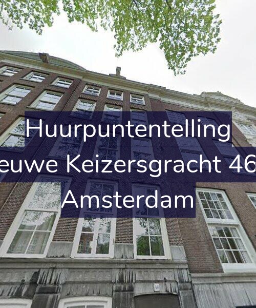Foto gevel Huurpuntentelling voor Nieuwe Keizersgracht 46-2, Amsterdam