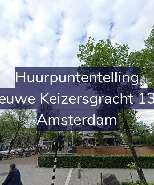Foto gevel Huurpuntentelling voor Nieuwe Keizersgracht 13-E, Amsterdam