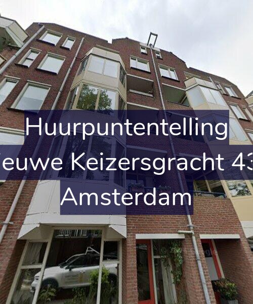 Foto gevel Huurpuntentelling voor Nieuwe Keizersgracht 430, Amsterdam