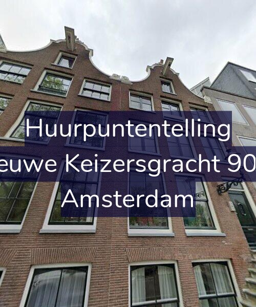 Foto gevel Huurpuntentelling voor Nieuwe Keizersgracht 90-C, Amsterdam