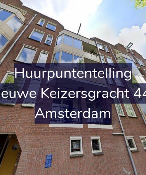 Foto gevel Huurpuntentelling voor Nieuwe Keizersgracht 446, Amsterdam