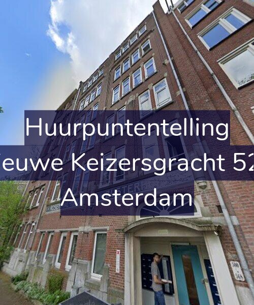 Foto gevel Huurpuntentelling voor Nieuwe Keizersgracht 524, Amsterdam