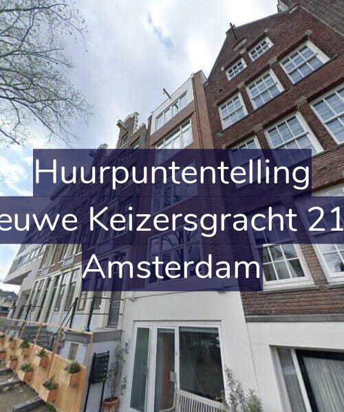 Foto gevel Huurpuntentelling voor Nieuwe Keizersgracht 21-1, Amsterdam