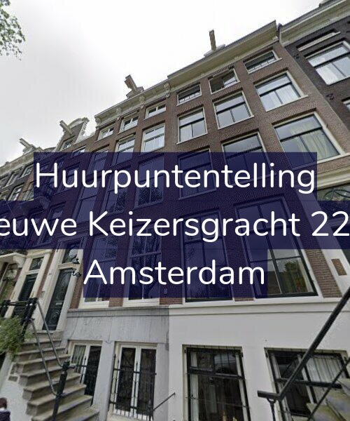Foto gevel Huurpuntentelling voor Nieuwe Keizersgracht 22-A, Amsterdam