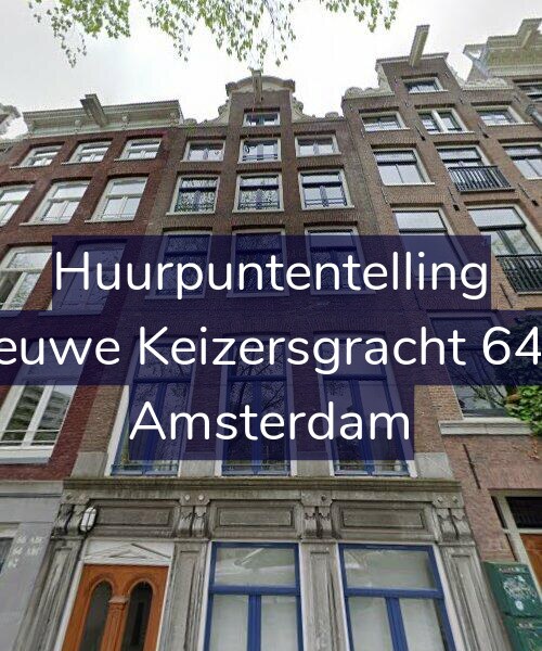 Foto gevel Huurpuntentelling voor Nieuwe Keizersgracht 64-C, Amsterdam