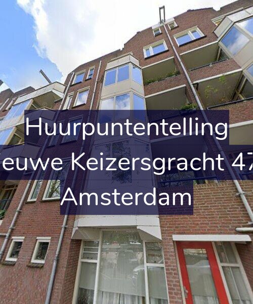 Foto gevel Huurpuntentelling voor Nieuwe Keizersgracht 476, Amsterdam