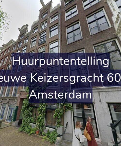Foto gevel Huurpuntentelling voor Nieuwe Keizersgracht 60-H, Amsterdam