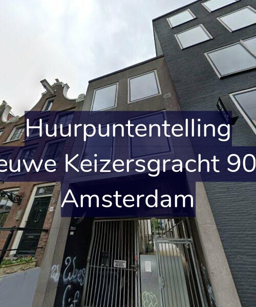 Foto gevel Huurpuntentelling voor Nieuwe Keizersgracht 90-D, Amsterdam