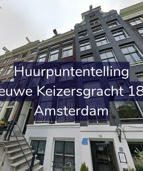 Foto gevel Huurpuntentelling voor Nieuwe Keizersgracht 18-1, Amsterdam