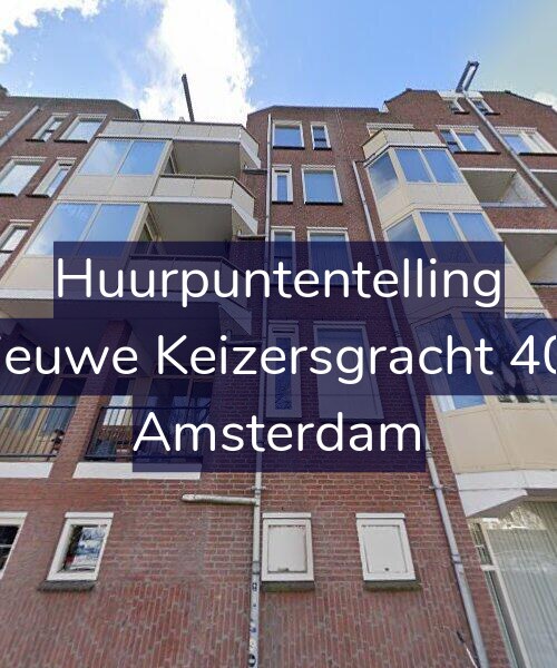 Foto gevel Huurpuntentelling voor Nieuwe Keizersgracht 402, Amsterdam