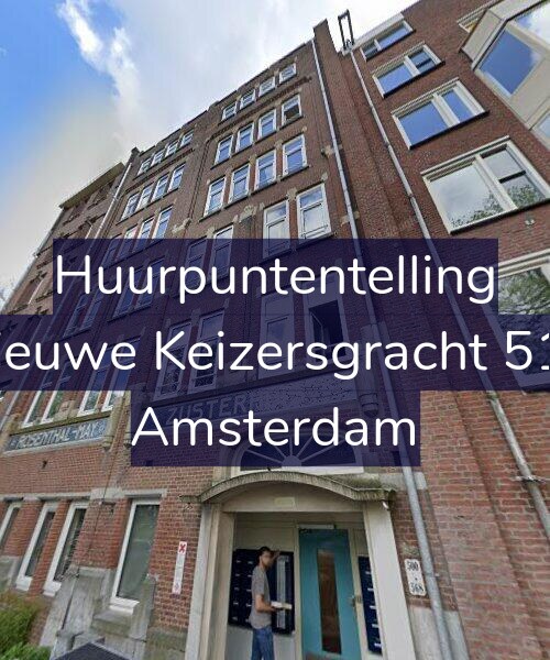 Foto gevel Huurpuntentelling voor Nieuwe Keizersgracht 512, Amsterdam