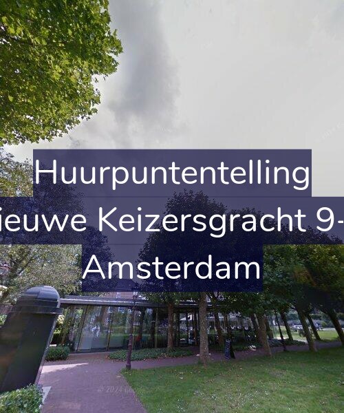 Foto gevel Huurpuntentelling voor Nieuwe Keizersgracht 9-B, Amsterdam