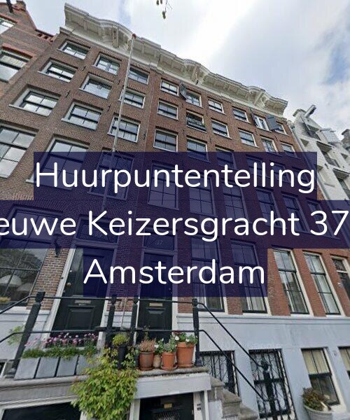 Foto gevel Huurpuntentelling voor Nieuwe Keizersgracht 37-O, Amsterdam
