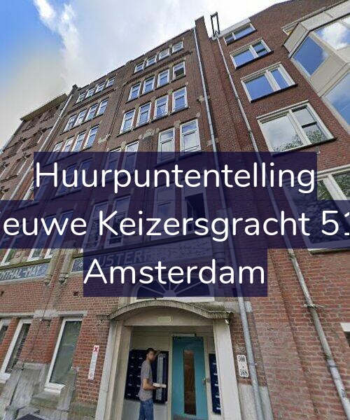 Foto gevel Huurpuntentelling voor Nieuwe Keizersgracht 510, Amsterdam