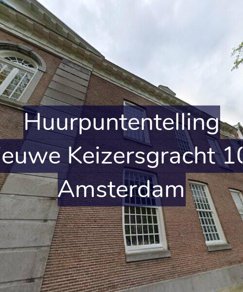 Foto gevel Huurpuntentelling voor Nieuwe Keizersgracht 100, Amsterdam