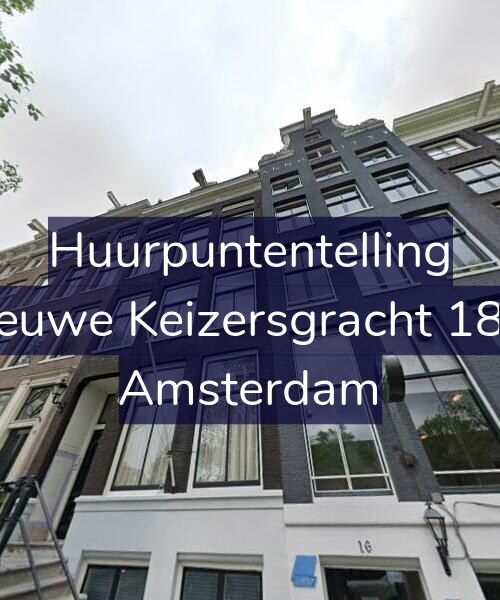 Foto gevel Huurpuntentelling voor Nieuwe Keizersgracht 18-2, Amsterdam